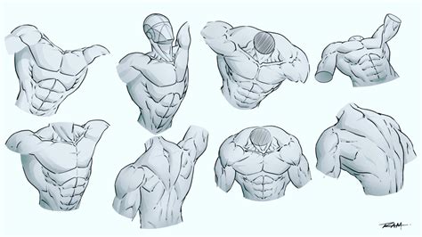 Male Upper Body Drawings by robertmarzullo on DeviantArt