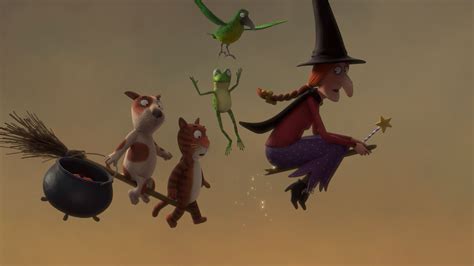 And the broom snapped in two! | Room on the broom, Disney characters ...