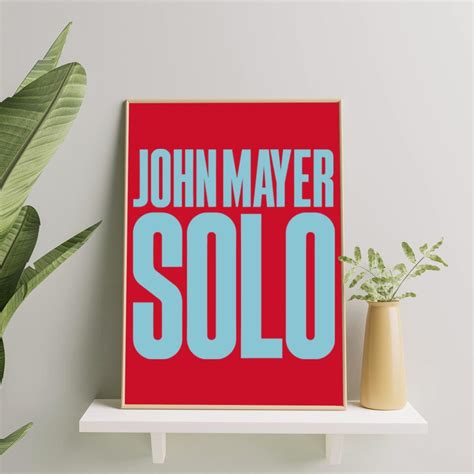 John Mayer Poster Set Solo Tour 2023 Poster Set John Mayer Tour 2023 Poster Set sold by Mermaid ...