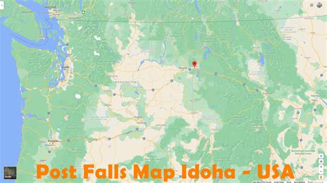 Post Falls, Idaho Map