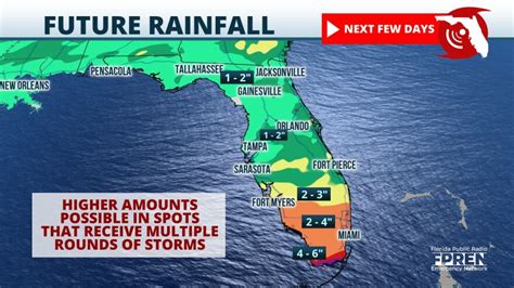 Rain will be widespread in Florida Friday and Saturday; local flooding ...