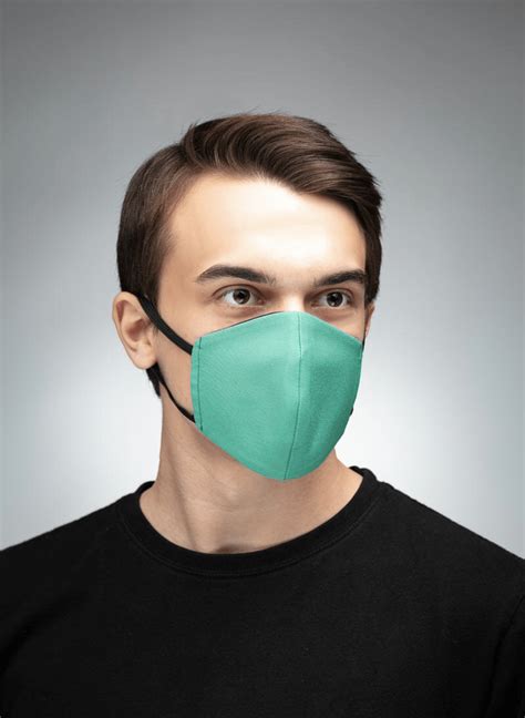 Cotton Reusable Face Masks - Green