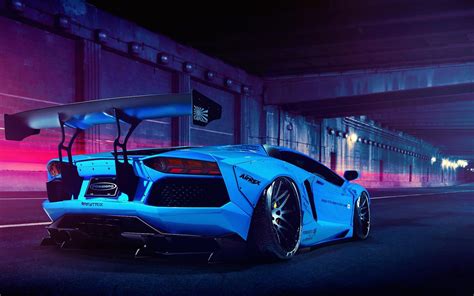 Blue Lamborghini Wallpapers - Wallpaper Cave