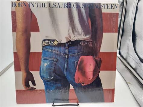 BRUCE SPRINGSTEEN BORN In The USA LP Record QC-38653 1984 Ultrasonic ...