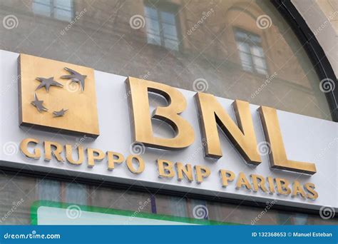 BNL Logo on BNL`s Bank Office Editorial Stock Photo - Image of keyword, credit: 132368653