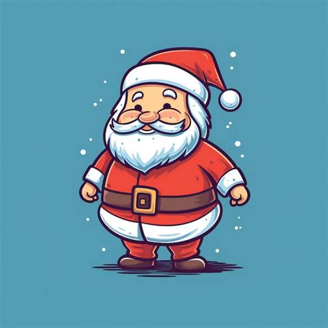 Premium AI Image | Santa Claus Vector Drawing