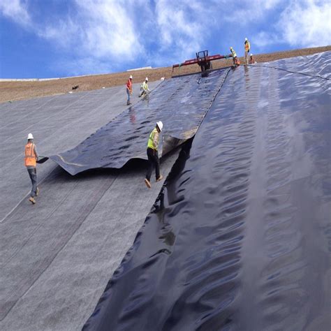 Custom HDPE Geomembrane Shrimp Farm Black Plastic Pond Liner - China ...