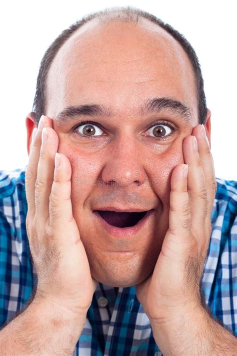 Happy excited man face stock image. Image of facial, closeup - 26522271