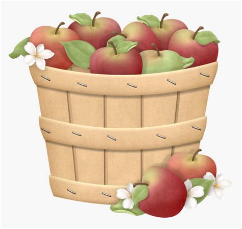 Apple Basket Clipart