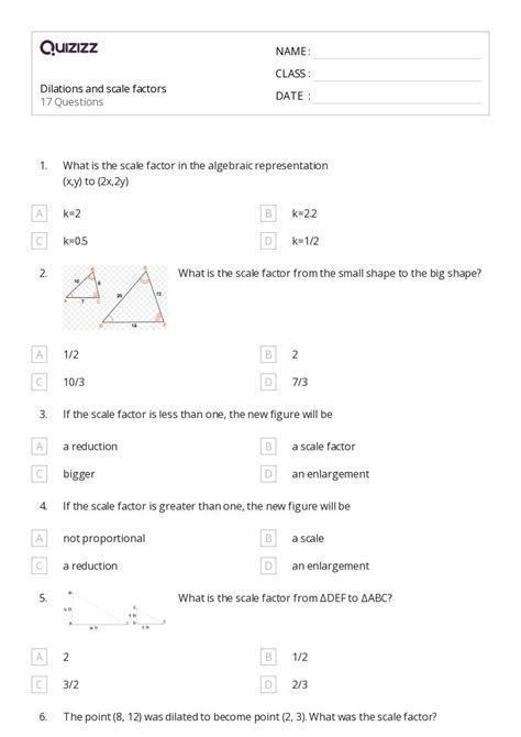 50+ Scale and Conversions worksheets for 8th Grade on Quizizz | Free & Printable