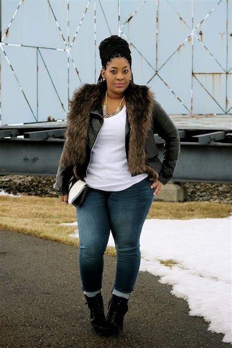 Casual outfits for Plus size women-14 Funky Curvy Women Style