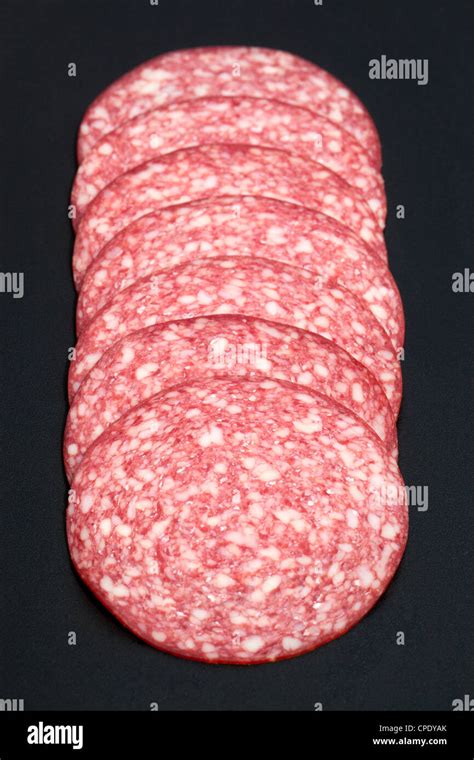 Salami slices cut out hi-res stock photography and images - Alamy