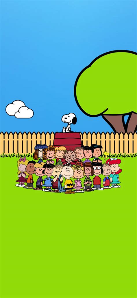 The Peanuts Gang iPhone Wallpaper by DarthVader867554333 on DeviantArt