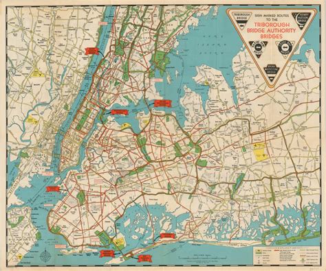 Sign Marked Routes to the Triborough Bridge Authority Bridges | Curtis ...