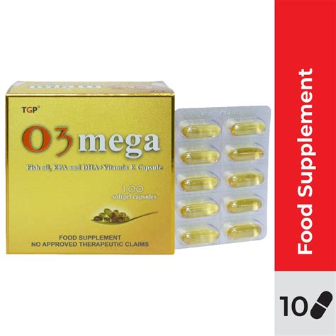 TGP Omega Fish Oil 60mg Softgel Capsule 10 Pcs/pack | Shopee Philippines