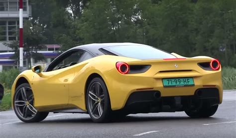 Video: Bright Yellow Ferrari 488 GTB Arrives in the Netherlands - GTspirit