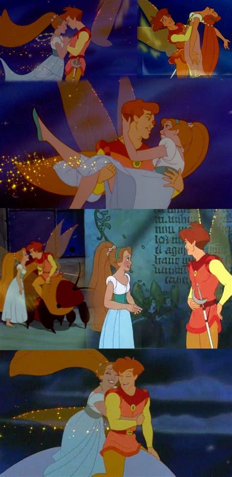 Thumbelina and Cornelius | Thumbelina, Disney art, Cute disney