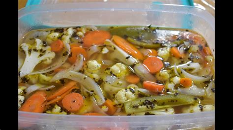 Escabeche / Verduras en Escabeche - YouTube