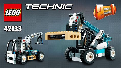 LEGO® Technic™ Telehandler 2in1 (42133)[143 pcs] & EXTRA Tow Truck | Building Instructions | TBB ...