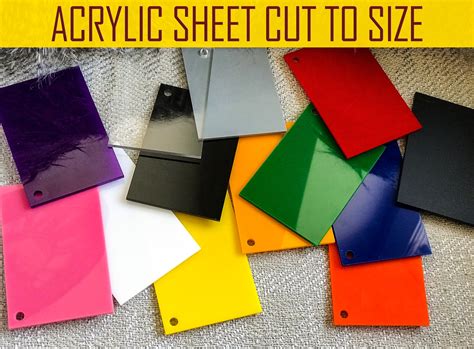 Acrylic Custom Cut to Size Custom Cut Acrylic Sheet Cut to - Etsy