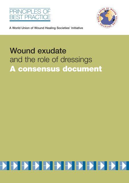 Wound exudate and the role of dressings - A consensus document