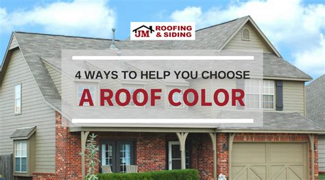 Tips For Choosing a New Roof Color - JM Roofing & Siding