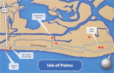 Isle of Palms SC Map