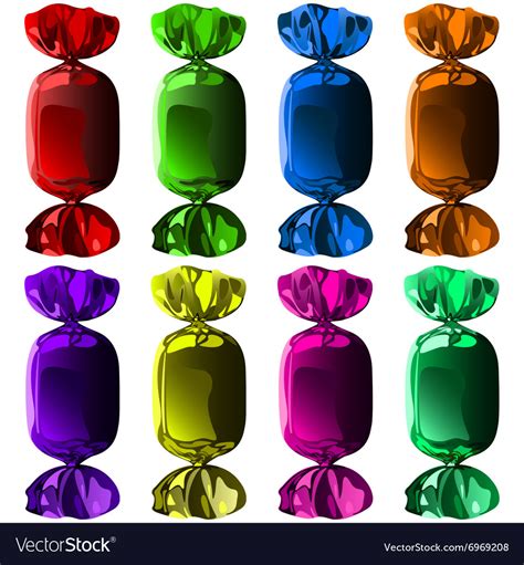 Candy in a wrapper Royalty Free Vector Image - VectorStock