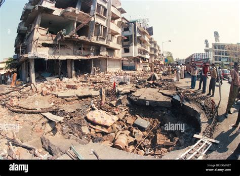 Terror bomb blast explosion Century Bazaar Worli 1993 Bombay Mumbai ...