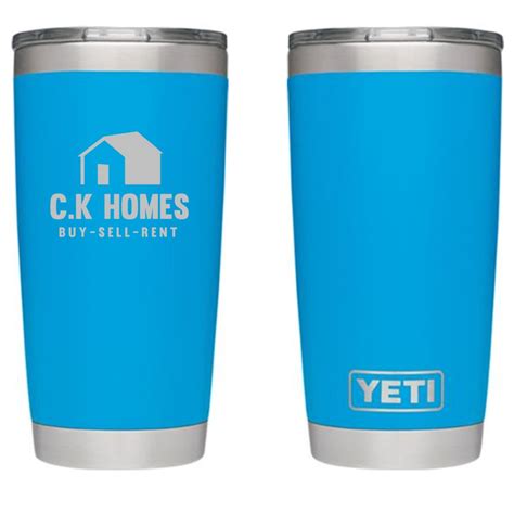 Add Your Logo: Customized Yeti - 20 oz Rambler Tumbler - Baudville