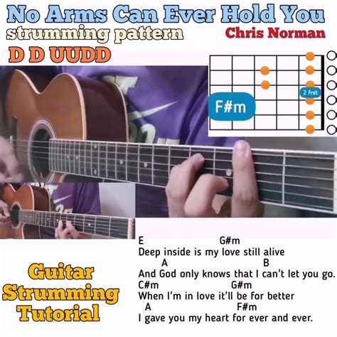 No Arms Can Ever Hold You - Chris Norman guitar chords w/ lyrics ...