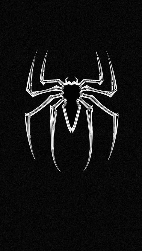 Black White Spiderman Logo iPhone 2020 3D iPhone [] for your , Mobile ...