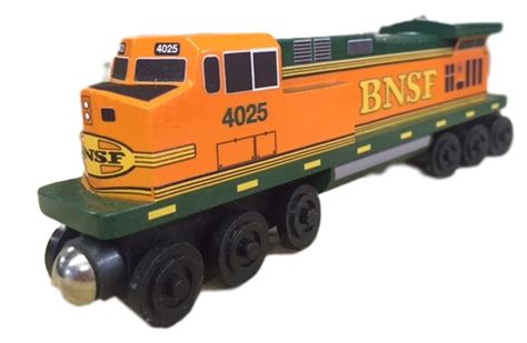 BNSF "Pumpkin" C-44 Diesel Engine | Wooden toy train, Wooden train, Toy ...