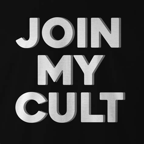 Join My Cult Logo T-Shirt Black/White | Join My Cult Music