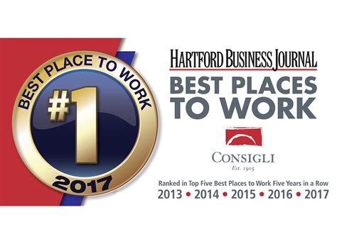 Hartford Business Journal Calls Consigli the Number One Best Place to Work in Connecticut ...