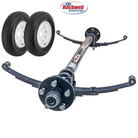 Utility Trailer Parts Kits with Rockwell American Trailer Axles | Trailer axles, Trailer light ...