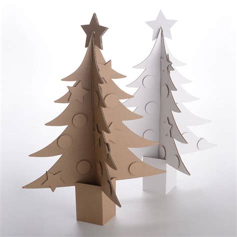 Giant Cardboard Christmas Tree By Letterfest | notonthehighstreet.com