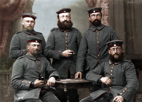 German soldiers getting photographed during World War I c.1915 [5899 x 4250]