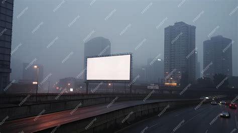 Premium AI Image | a billboard on a highway