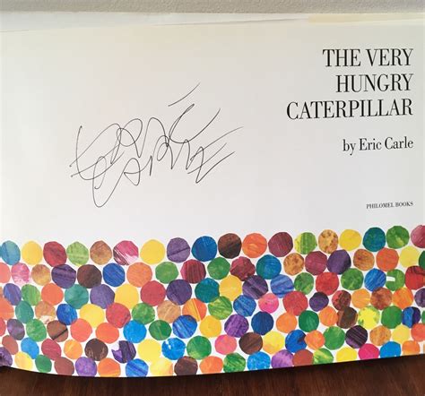 Eric Carle SIGNED book Eric Carle Autographed book Very | Etsy