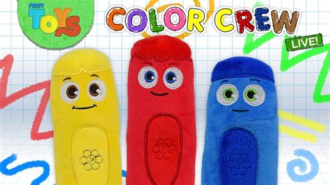 Pretend Play Toys and Colors with Color Crew Live | Funny Coloring with ...