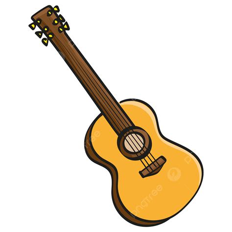 Guitar Wood Stringed Musical Instrument, Guitar, Instrument, Music PNG and Vector with ...