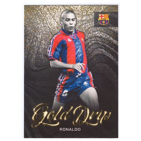 Offer Soccer Cards Ronaldo Gold Drip 2022-23 Topps Official Team Set FC Barcelona