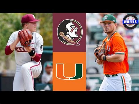 Florida State vs #23 Miami Highlights | 2023 College Baseball Highlights