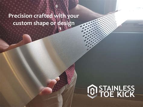 How to Design Your Custom-Shaped Toe Kick with Design Proof - Stainless Toe Kick