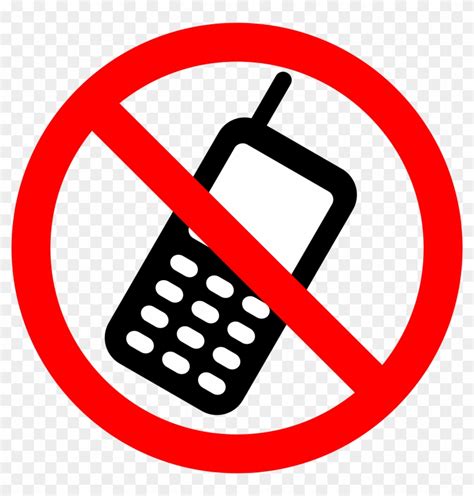 No Cell Phones Allowed - No Mobile Phone Sign Uk - Free Transparent PNG ...