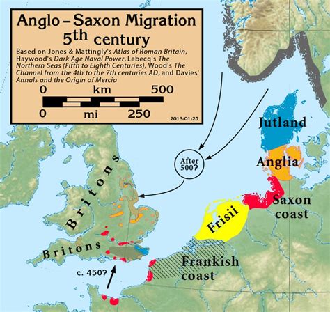 Anglo-Saxon Migration, 5th Century [1800 x 1703] : MapPorn