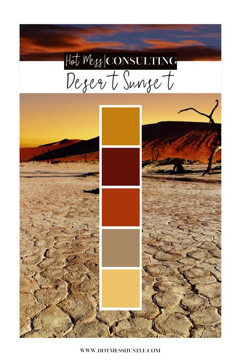 Desert Sun Color Palette Inspiration | Desert color palette, Desert colors, Color palette