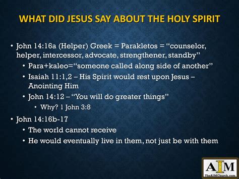 Understanding the Holy Spirit UNIVERSITY Course # ppt download