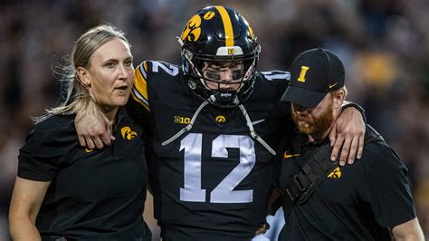 Iowa not optimistic after QB Cade McNamara exits with injury